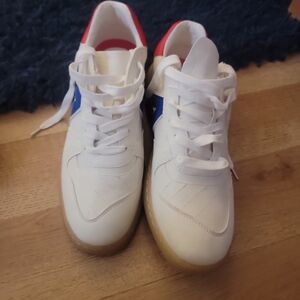 MIA White Sneakers with Red and Blue Accents - NEW IN BOX